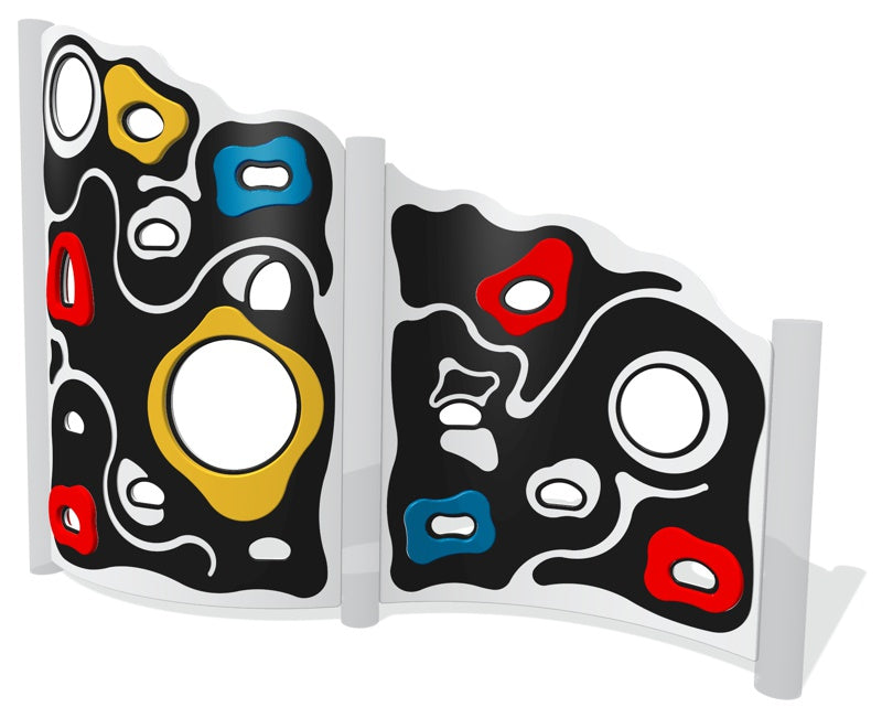 Curved Extreme Climbing Wall (Set of 2)