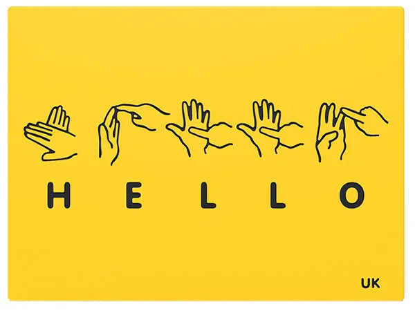 Hello Sign Language UK Play Panel