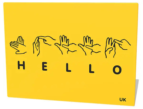 Hello Sign Language UK Play Panel