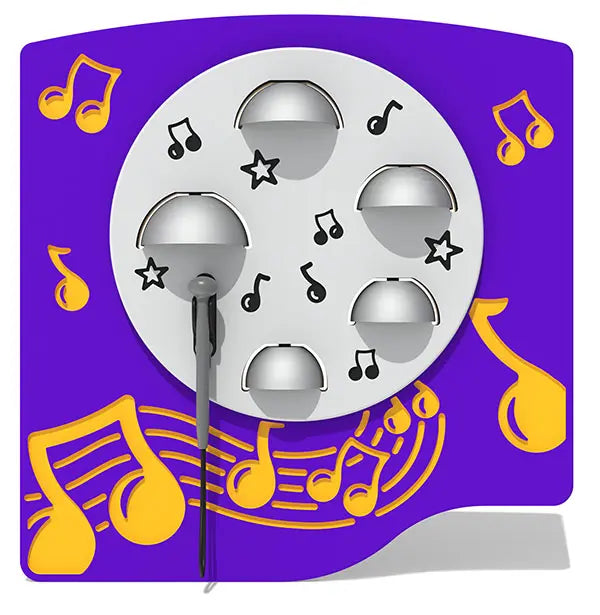 5 Bells Musical Play Panel