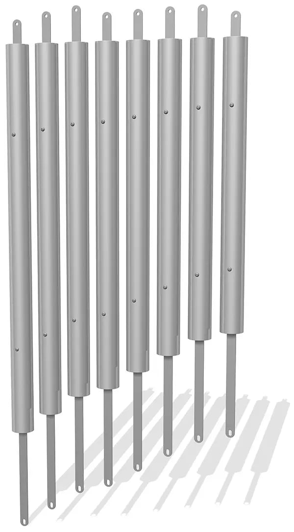 76mm Tube Chimes (set of 8) with Straps
