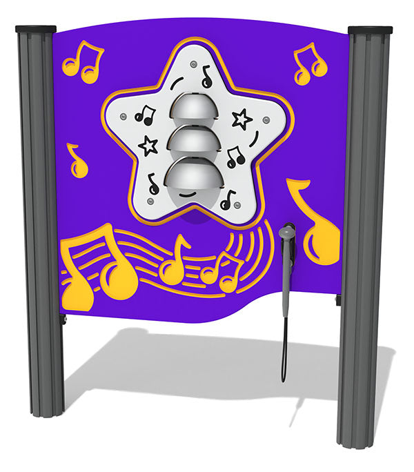 3 Bells Musical Play Panel
