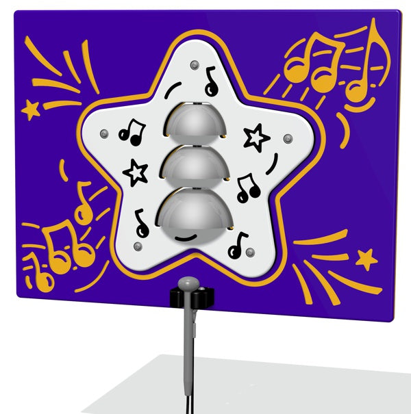 3 Bells Musical Play Panel