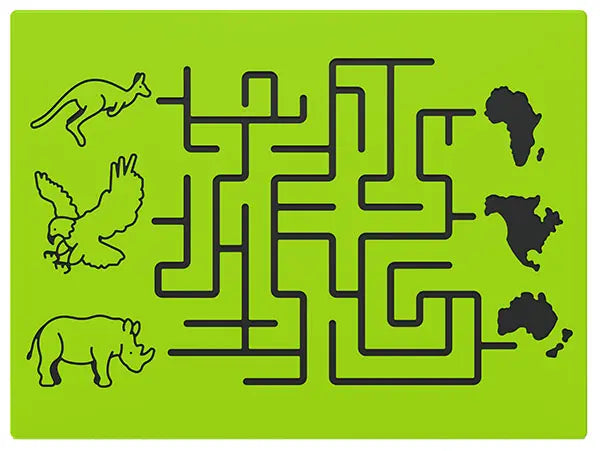 Animal Origins Maze Play Panel