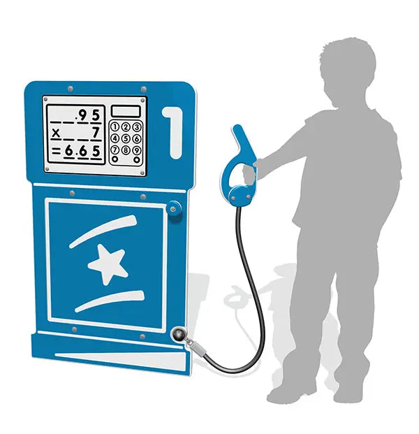 Petrol Pump Play Panel with Posts