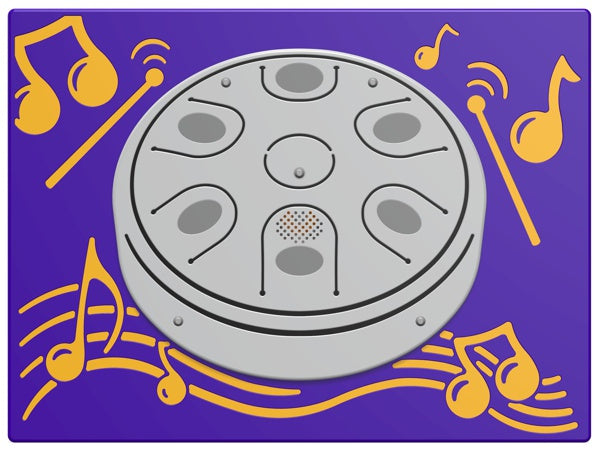 PlayTronic Tongue Drum Musical Play Panel