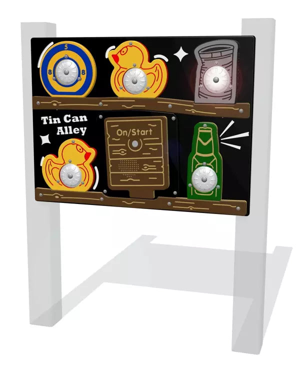 PlayTronic Tin Can Alley Reactions Game Panel