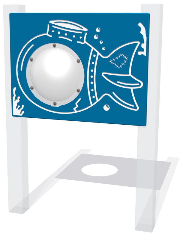 Underwater Sub Play Panel with Clear Dome