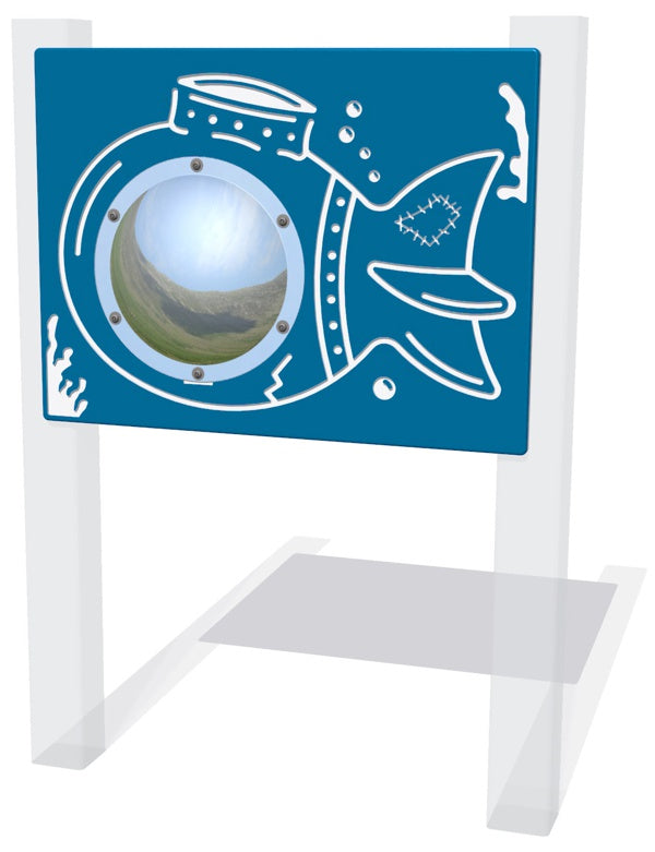 Underwater Sub Play Panel with Mirrored Dome