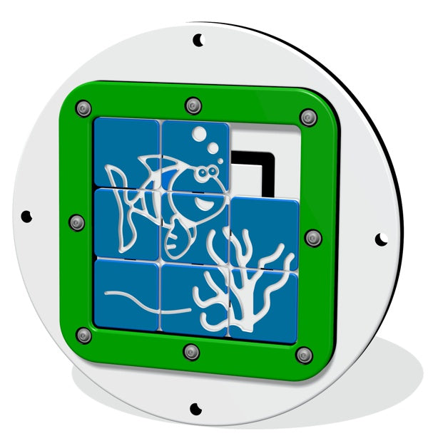 Mini Tile Slide Fish Panel Insert