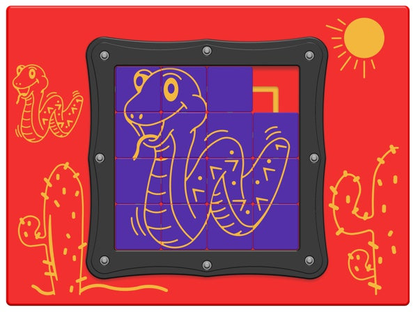 Tile Slide Snake Play Panel