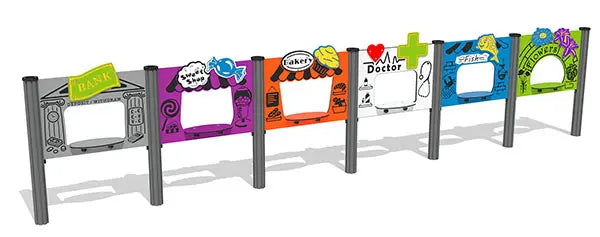 Toy Town Play Panel Set (6 Panels)