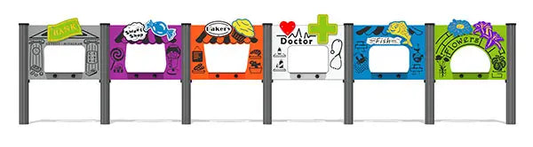 Toy Town Play Panel Set (6 Panels)