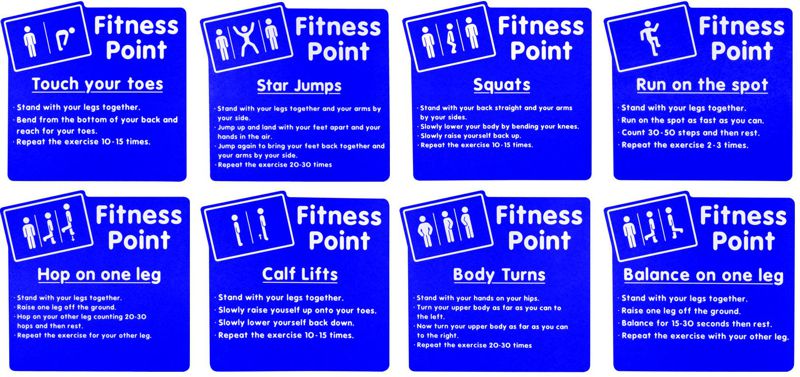 Fitness Point - Exercise Station Panels