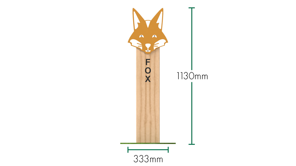 Fox Animal Post
