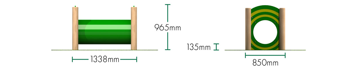 Free Standing Tunnel