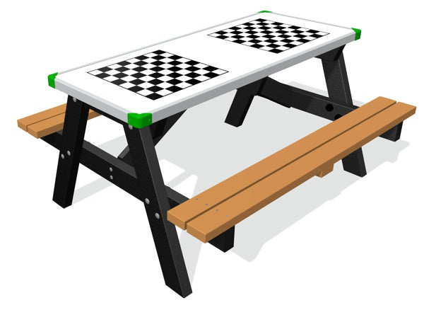 1500mm Picnic Table - Double Draughts