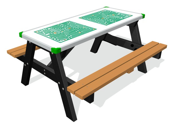 1500mm Picnic Table - Double Mazes