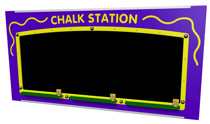 Giant Chalk Station Play Panel