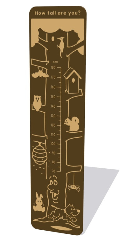 How Tall Are You - Tree Play Panel