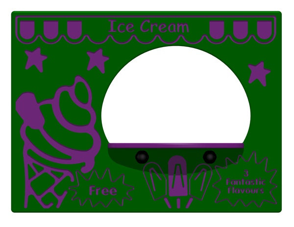 Ice Cream Shop Play Panel