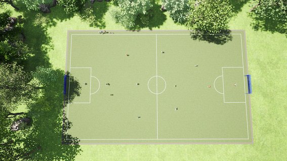 Sports field Open Barca (30x50m)