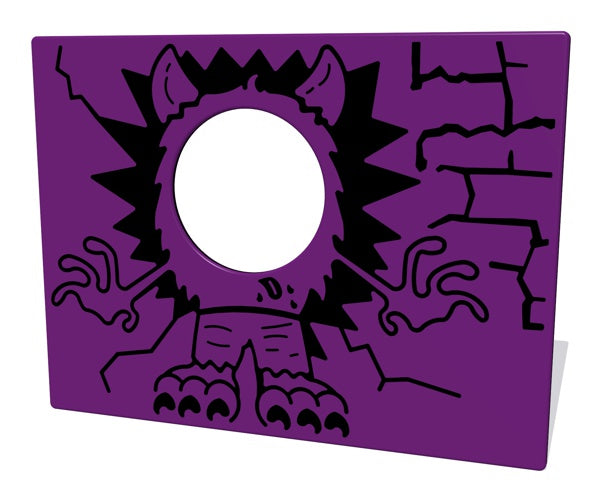 Monster Head Through Play Panel