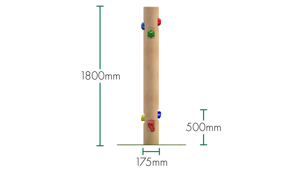Peeled Climbing Posts