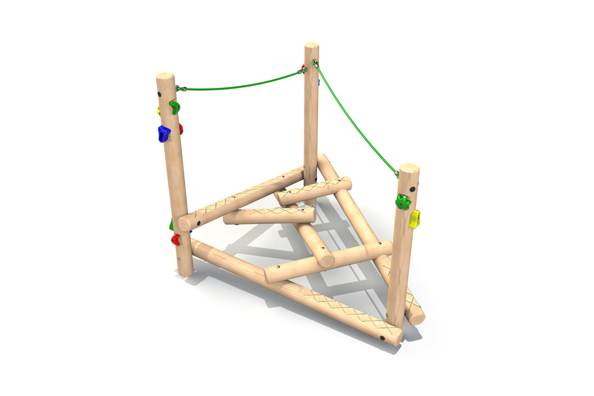 Clamber Stack Piccolo With Ropes