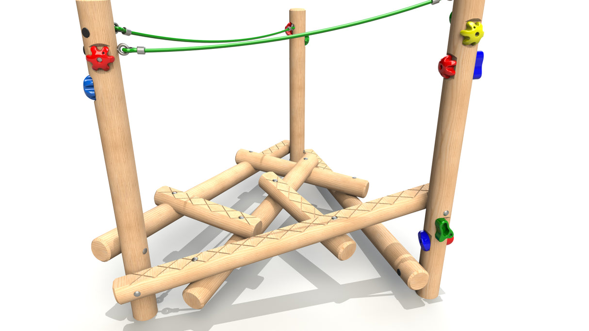 Clamber Stack Piccolo With Ropes