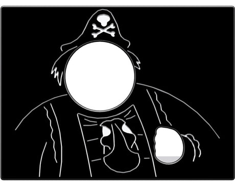 Pirate Head Through Play Panel