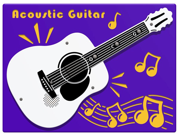 PlayTronic Acoustic Guitar Musical Play Panel