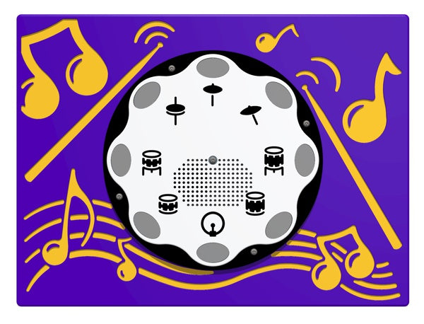 PlayTronic Drums Musical Play Panel