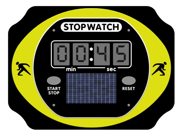 PlayTronic Solar Powered Stopwatch Panel