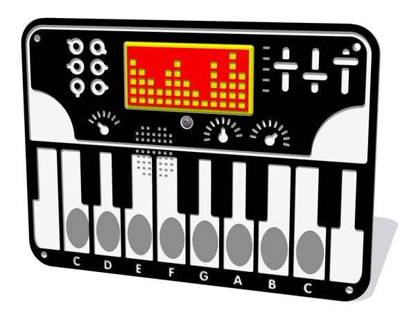 PlayTronic Synth Keyboard Panel Insert
