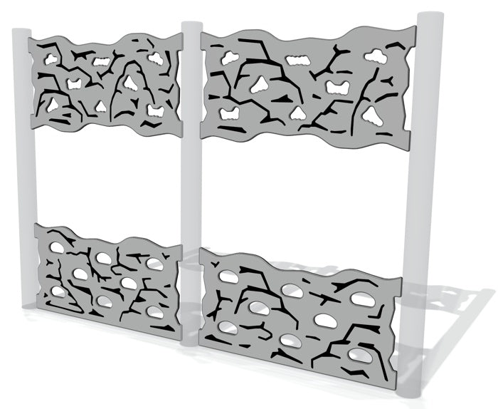 Rock Face-Split Traverse Wall (4 Panel Set)