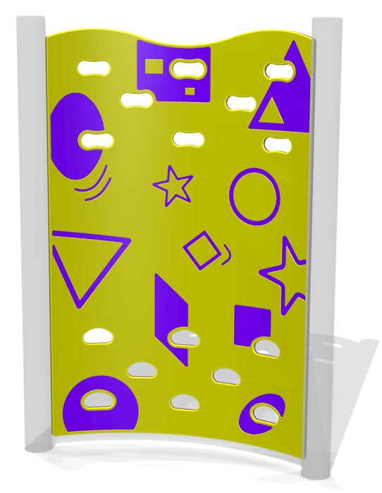 Shapes Traverse Wall