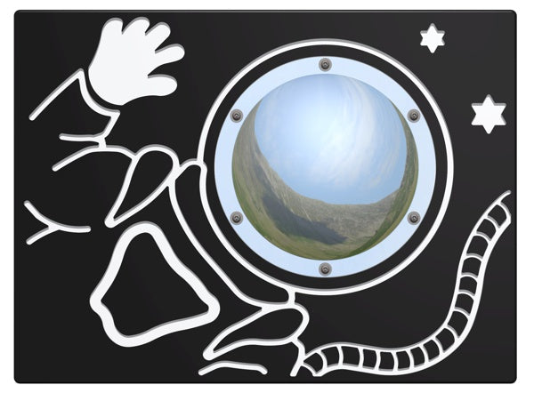 Spaceman Play Panel with Mirrored Dome