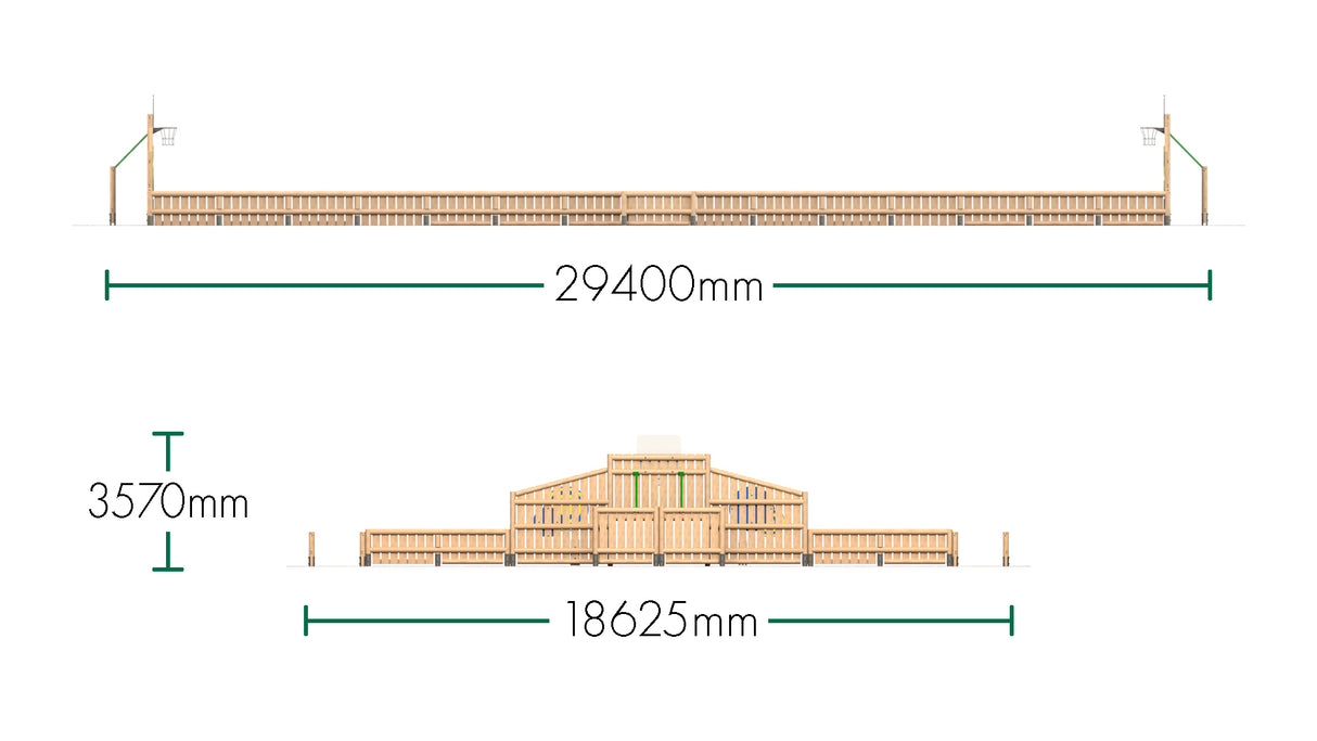 29 x 18m Timber MUGA