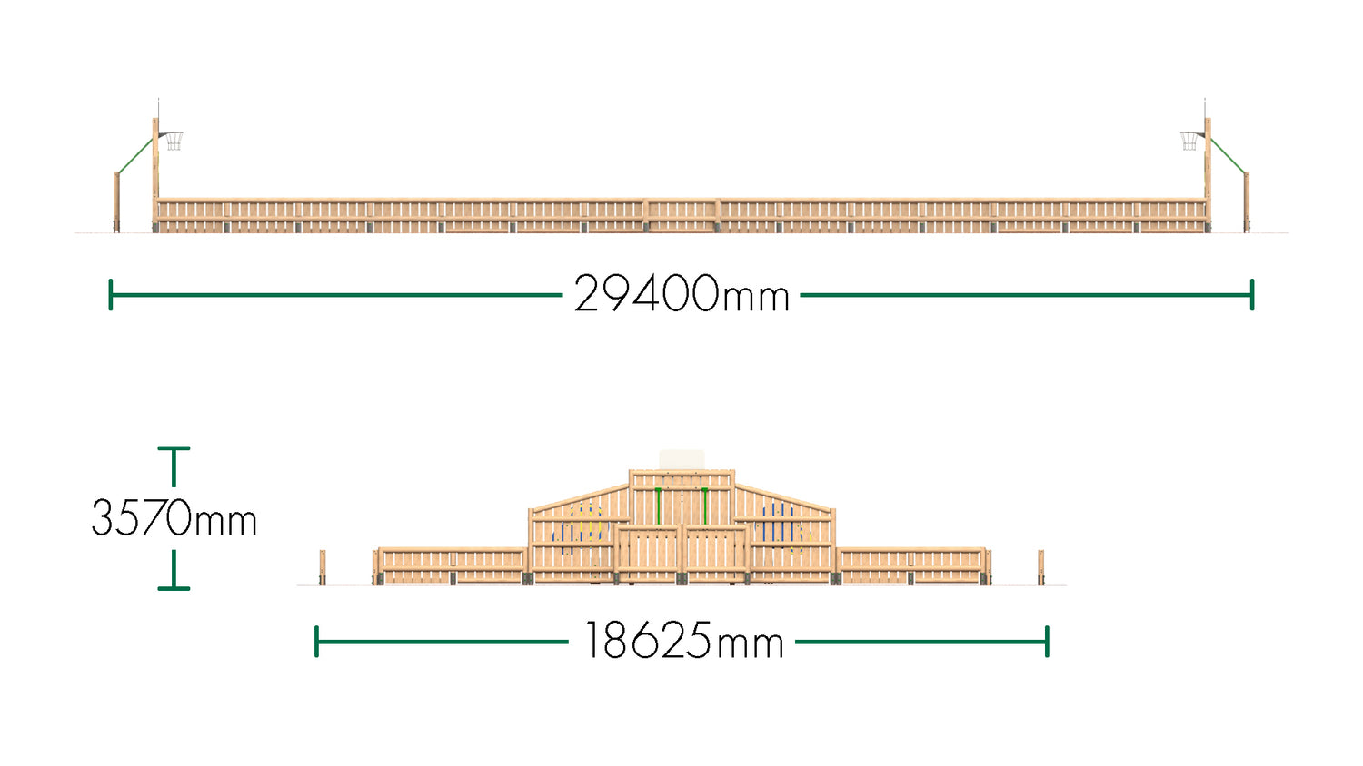 29 x 18m Timber MUGA