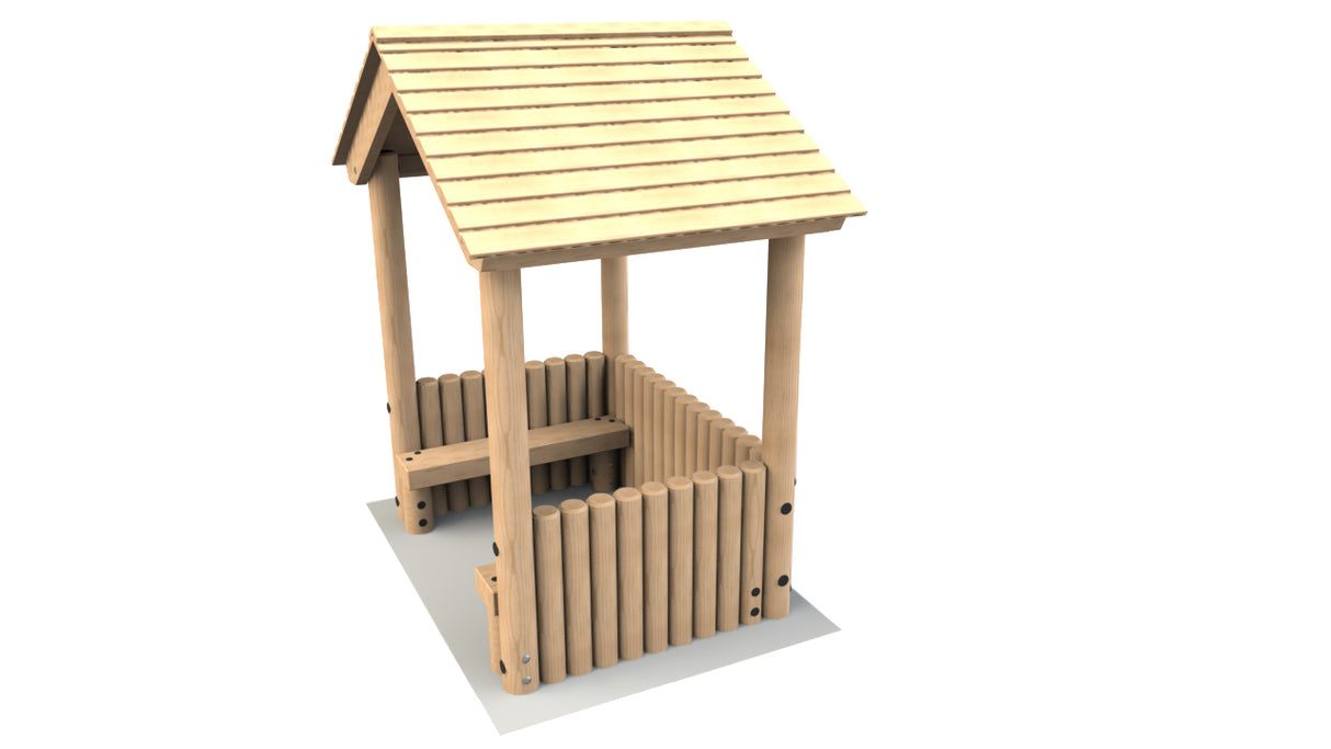 Toddler Shelter with 3 Sides