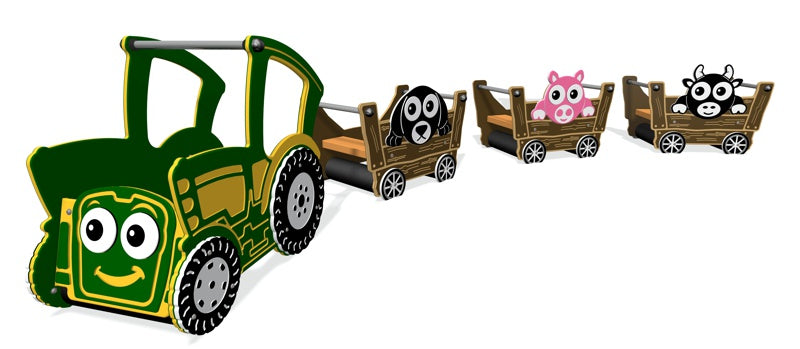 Tractor Trailer with Pig