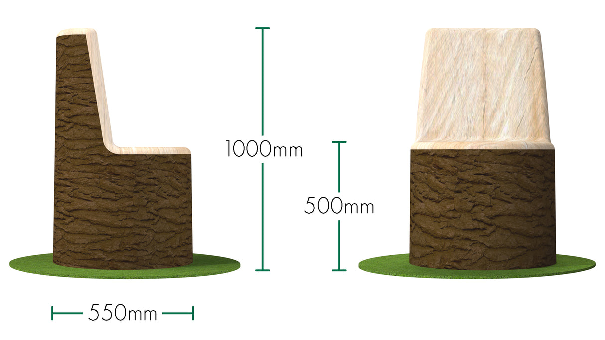 Tree Trunk Chairs