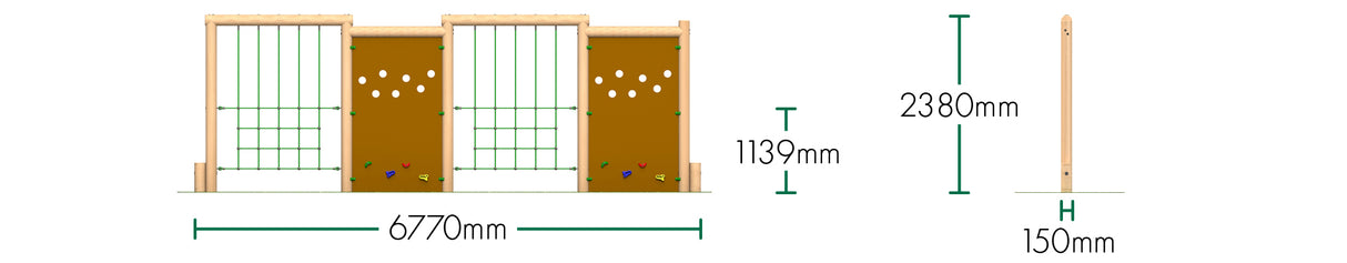 Wall Net Combo (Double Sided)