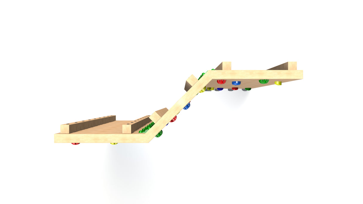 Zig-Zag Sleeper Traverse Wall