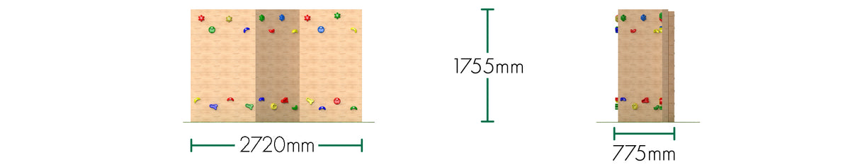 Zig-Zag Sleeper Traverse Wall