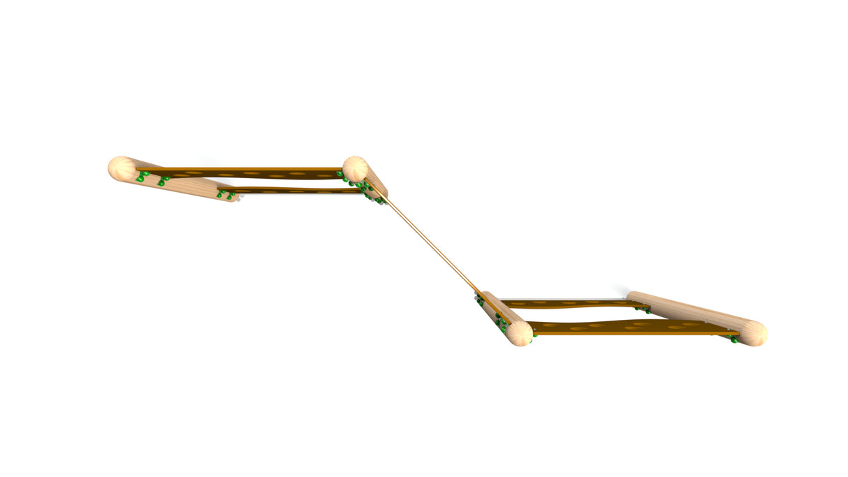 Zig Zag Traverse Wall