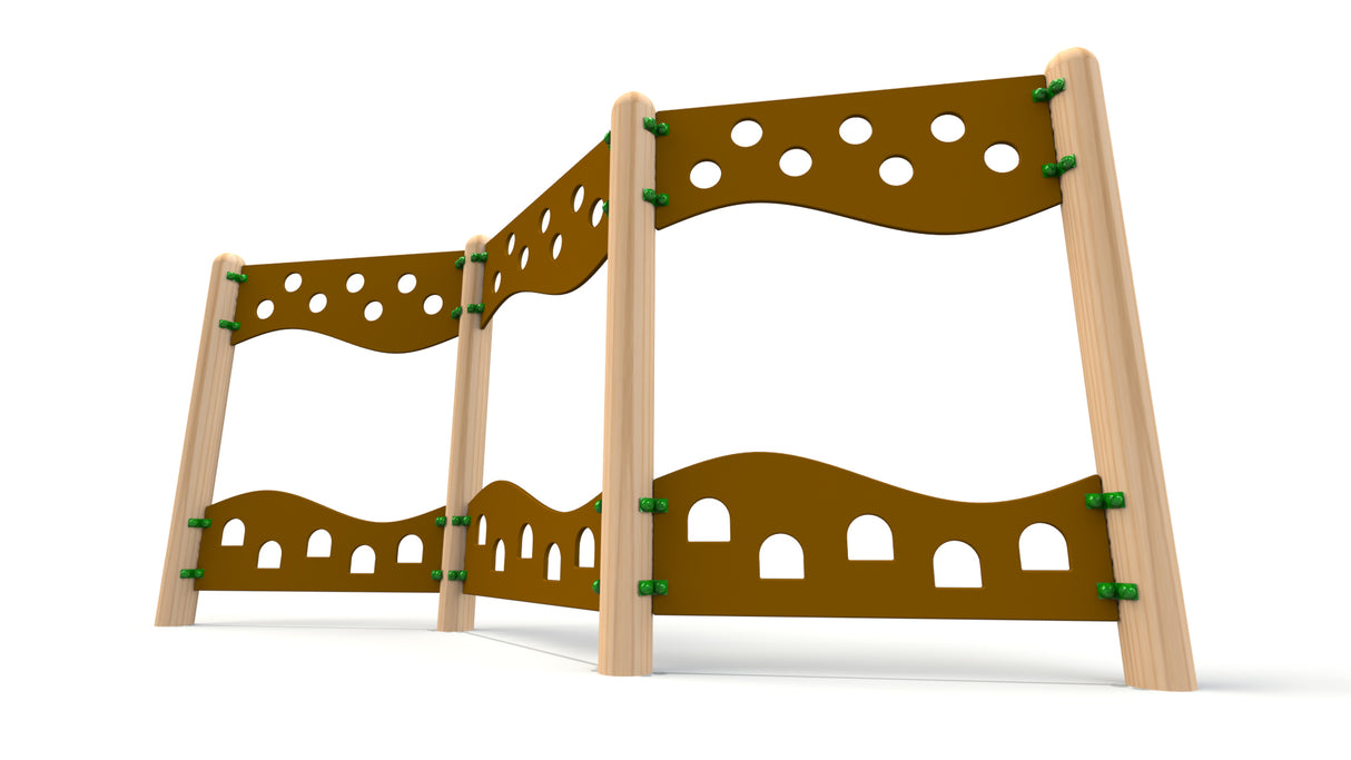 Zig Zag Traverse Wall