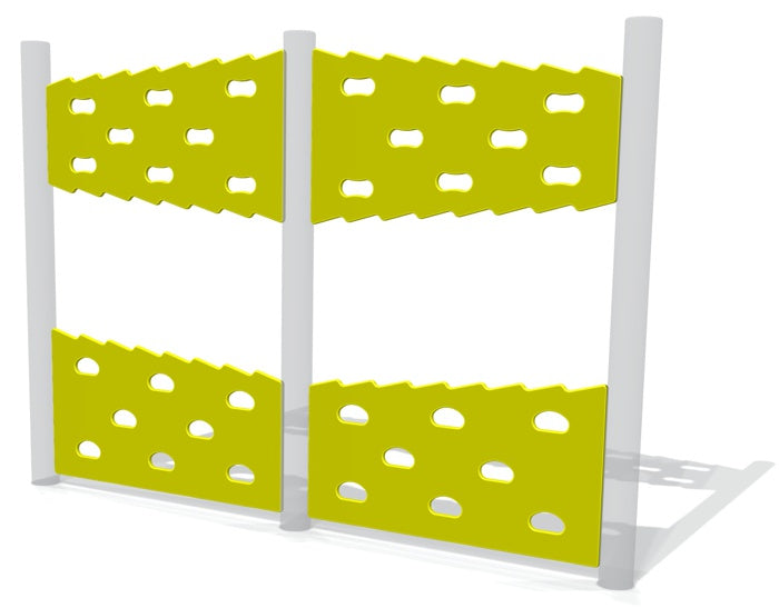 Zig-Zag Split-Traverse Wall (4 Panel Set)