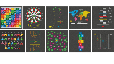 Thermoplastic Playground Markings